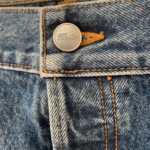 KHAITE Blue Denim Pencil Skirt - Picture 5 of 9